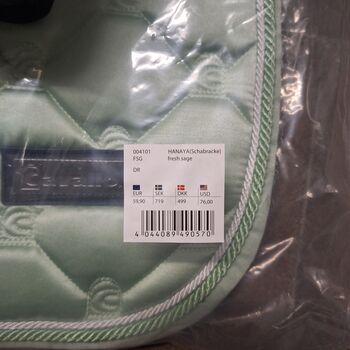 Cavallo Schabracke mit Bandagen Fresh Sage Cavallo