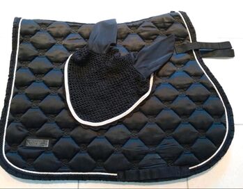 Cavallo Set Schabracke Fliegenohren schwarz WB, Cavallo Schabracke Hanaya Fliegenohren Hanne , Vivian, Dressage Pads, Dorsten