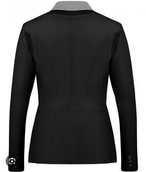 Cavallo Turnierjacket Turniersakko , M , schwarz/grau Cavallo  Turniersakko mit Alacantarakragen 