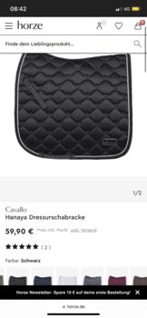 cavallo schabracke hanaya schwarz, Cavallo cavallo  hanaya schwarz, Sk, Dressage Pads, Landshut 