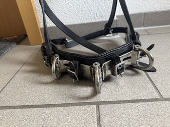 Kappzaum schwarz/silber