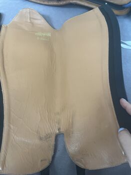 Stiefelchaps/ Stiefelschaft Leder W40 H49