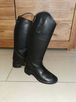 Kinder Reitstiefel * Lederreitstiefel * Gr 27 * Schwarz