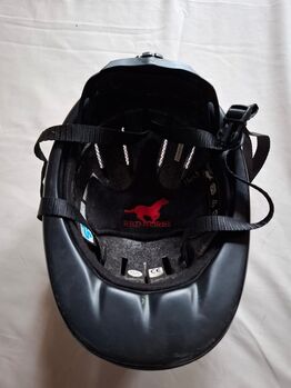 Children's Riding Helmet Red Horse