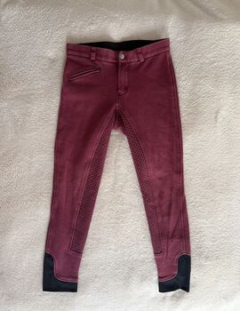 Kinderreithose Bordeauxrot mit Vollbesatz - Größe 146, Leonie, Children's Breeches & Jodhpurs, Herne