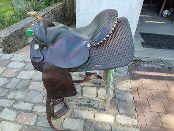 Westernsattel Circle L ält. Modell plus Trense, Circle L Nr. 7116, Katrin, Western Saddle, Ibbenbüren