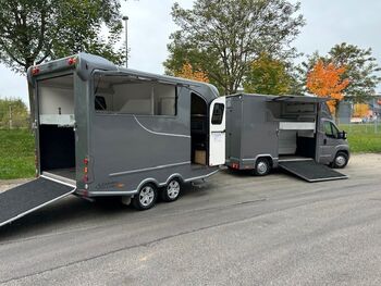 Citroën Pferdetransporter Gespann mit B/E Führerschein Viehtransporter Tiertransporter Selbstfahrer Dickenherr Citroen Jumper Dickenherr