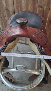 Continental Equiflex 74 Full Quarter Westernsattel 16" Castano Continental Equiflex