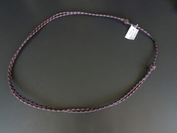 Cooler Halsring für Pferde - made in USA. Farbe Burgung/Navy/Jute, Sunset Halters USA, Maya (Swisshorseshop), Halters, Frauenfeld