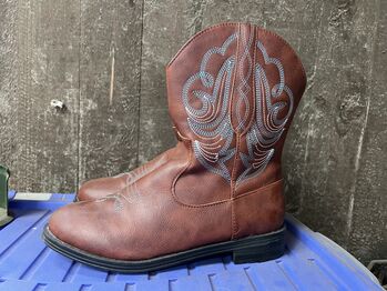 Cowboystiefel 40 Stiefel Western braun türkis Westernstiefel, AC, Riding Boots, Hattingen