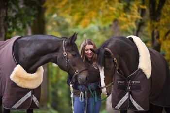 Cozy Cover Lammfell Scheuerstellen-Schutz, Set Widerrist und Brust, WB, Cozy Cover, Anna, Horse Blankets, Sheets & Coolers, Loßburg