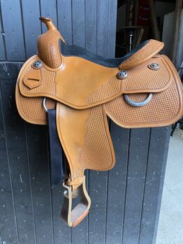 CR California Ranch Saddlery 16 Zoll, CR California Ranch Saddlery , E. Rapunkt , Westernsattel, Wachtberg 