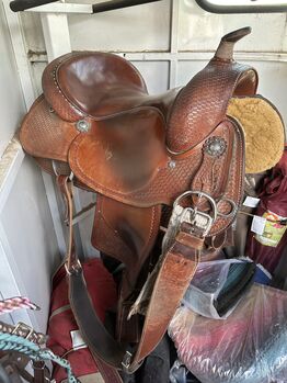 Crates Reining Saddle for Sale, Crates, Marissa Schechla, Western Saddle, Dixon