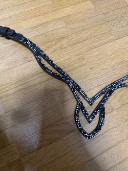 Crownhorse Stirnriemen dunkelgrau/schwarz