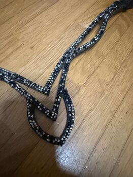 Crownhorse Stirnriemen dunkelgrau/ schwarz, Crown Horse , Heide, Browbands, Innsbruck