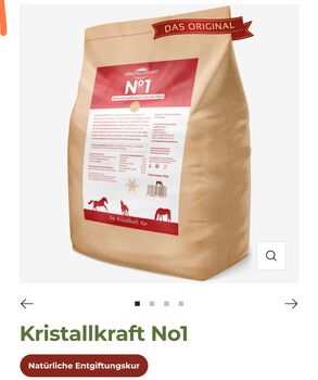 Kristallkraft No 1 Entgiftungakur, Kristallkraft  Pellets Sack , Nadine , Horse Feed & Supplements, Rommerskirchen