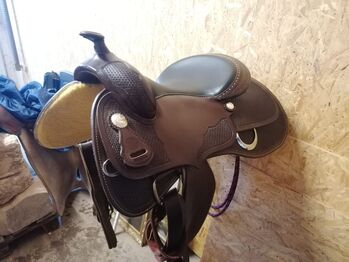 Cully's Reiner Westernsattel (Triple W Platinum) - wie neu, Sattlerei Cully's Triple W Platinum, Meli, Western Saddle, Berglen