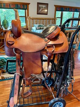 Custom Circle M Cutting Saddle - Excellent Condition, Valley Head Saddlery Circle M, Tara, Westernsattel, Chazy