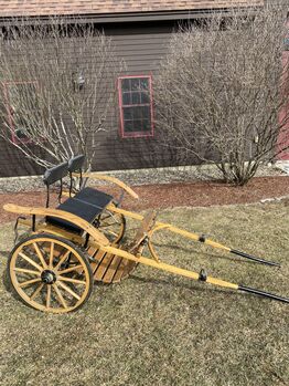 Custom made Wooden Pony Cart, Rubber Wheels, Kerry Hammond , Powozy konne, Greenfield, MA