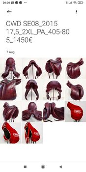 CWD 17,5" superb, CWD, Cristian, Dressage Saddle, Focsani