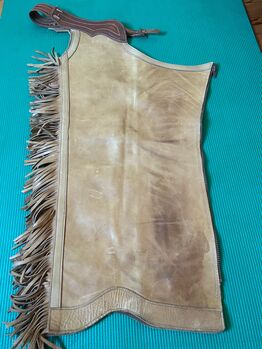 Chaps aus dickem Rindleder für großen, schlanken Reiter