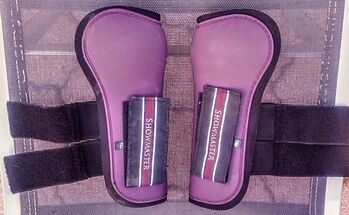 Gamaschen Farbe Mahagoni Hartschalen, Showmaster , Martina Roth , Tendon Boots, Bammental