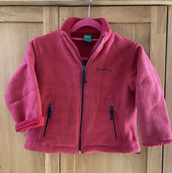 Altrosafarbene Teddyjacke für kleine Pferdemädchen in Gr116, Pferdefreund, Anke, Children's Riding Jackets, Erndtebrück