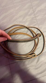 Dark leather used split reins, Unknown , Megean , Other, Grand meadow Minnesota 