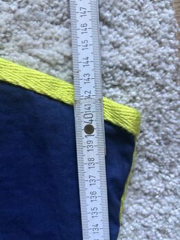 Decke blau gelb 140 cm
