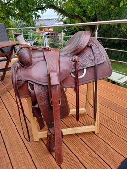 DEUBER &PARTNER Ranch Rider Westernsattel '16, Deuber & Partner  RANCH RIDER, Korina , Western Saddle, Hattersheim
