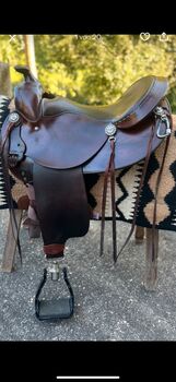 Deuber Trailrider 1031 sehr kurz 02 Quarterhorse, Deuber Trailrider, Danni, Western Saddle, Bieberehren