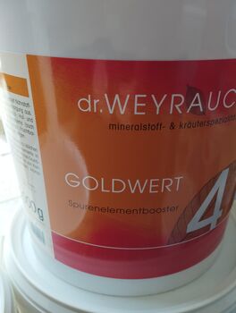 Dr. Weyrauch Goldwert 2 kg, Dr. Weyrauch  Goldwert,  Nicole Buxeder, Pferdefutter, Klosterlechfeld