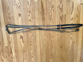 Draw Reins- Brown Leather & Cotton Webbing, Stephanie, Other, Edmonton 