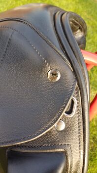 Dressage saddle 17 inch wide Black country Optima