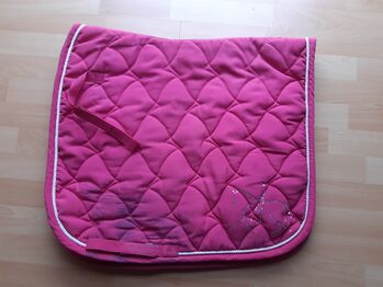 Dressur-Schabracke pink Glitzer, Katja Braun, Dressage Pads, Sankt Georgen im Schwarzwald