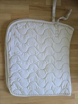 Dressurschabracke weiss, Mara, Dressage Pads, Rotkreuz
