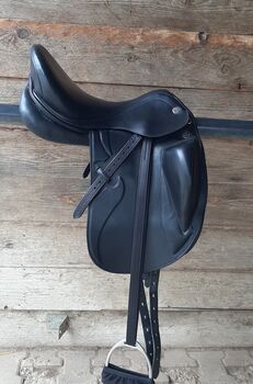 Dressursattel Prestige X Optimax K Monoblatt 17 34 Neuwertig, Prestige  X Optimax K, Maresa, Dressage Saddle, Pfullingen