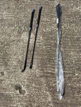 Dressurgerte, 100 cm & Springgerte mit Glitzergriff, 80 cm, HKM, Diana, Longieren, Herzhorn