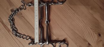 Dressurkandare Kandarengebiss m. Unterlegtrense 13,5 cm NEU Sprenger