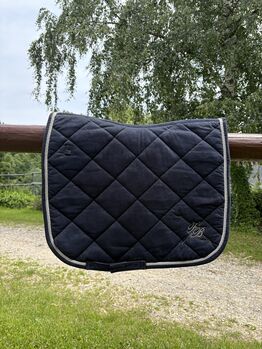 Dressur (DR) dunkelblau Glitzer Schabracke von Felix Bühler, Felix Bühler, Lara , Dressage Pads, Zolling