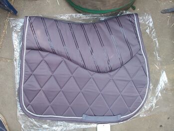 Dressurschabracke Full Grau neu, HKM Full, Katrin , Dressage Pads, Tornesch 