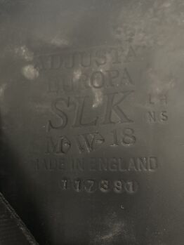 Dressursattel Albion SLK 2, 18-3 Schwarz MW Albion