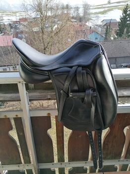 Dressursattel Elegance Nero de Luxe, Elegance Nero Deluxe, Steffi Buchen , Dressage Saddle, Stiefenhofen 