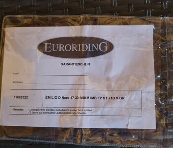 Dressursattel Emilio Euroriding by Prestige Euroriding by Prestige  Emilio 