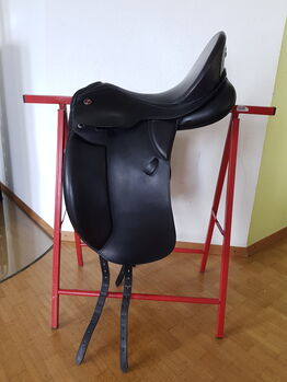 Dressursattel Kieffer Lusitano Evo Exclusiv schwarz Sitz 1 17", Kieffer Lusitano Evo Exclusiv, Anne Grosse , Dressage Saddle, Sindelfingen 