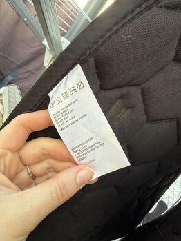 Dressur Schabracke Schwarz mit Strass