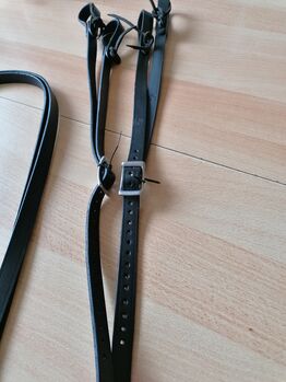 Doppeltzügel, Tandemzügel, western Doppeltzügel aus Leder, schwarz, NEU, unbekannt Doppeltzügel, Mieke Wasser, Bridles & Headstalls, Hamminkeln