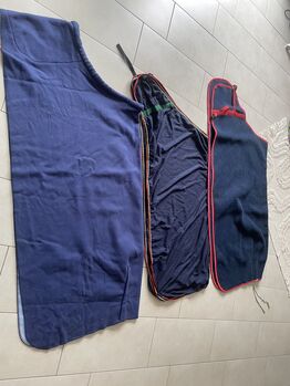 Abschwitzdecken 125/130 dunkelblau