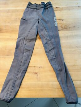 Reitleggings Kinder Ida Athleisure, Vollbesatz, Full-Grip, anthracite, Pikeur Ida Grip, Nicole Winterstein, Bryczesy dziecięce, Straßlach-Dingharting