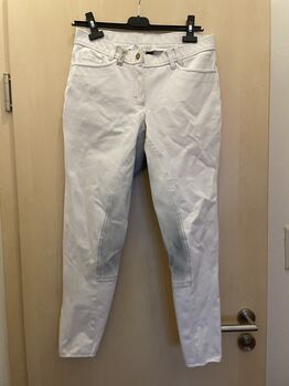 Easy Rider Reithose Kunstleder Vollbesatz weiß Größe 42, Easy Rider, Carina Riegg , Show Apparel, Burgau